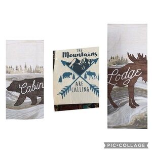 Kay Dee Designs Cabin, Lodge, The-mountains are calling Kitchen Dish Towels!